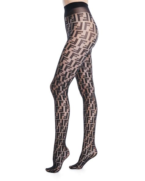 fendi logo tights|fendi panty hose.